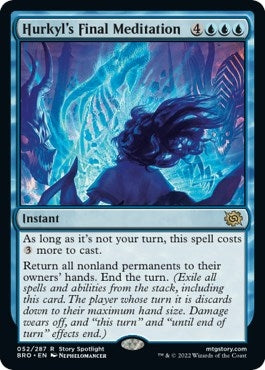 Image for Hurkyl's Final Meditation (52) [The Brothers' War] - Magic: The Gathering