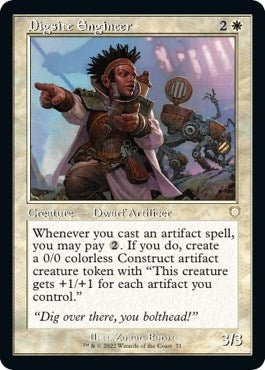 Image for Digsite Engineer (Retro Frame) (71) [The Brothers' War] - Magic: The Gathering