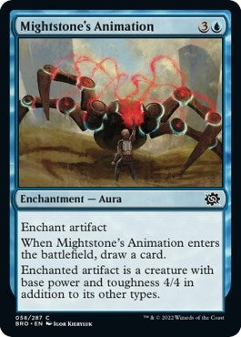 Image for Mightstone's Animation (58) [The Brothers' War] - Magic: The Gathering