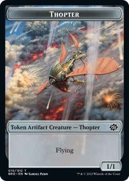 Image for Thopter // Construct (005) Double-Sided Token (10 // 5) [The Brothers' War] - Magic: The Gathering
