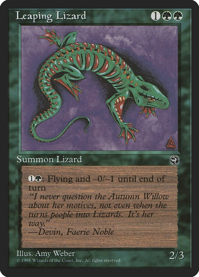 Image for Leaping Lizard [Homelands] - Magic: The Gathering