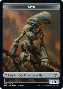 Image for Myr // Servo Double-Sided Token (10 // 13) [The Brothers' War] - Magic: The Gathering