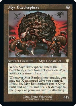 Image for Myr Battlesphere (Retro Frame) (151) [The Brothers' War] - Magic: The Gathering