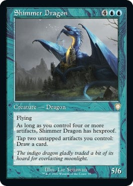 Image for Shimmer Dragon (Retro Frame) (95) [The Brothers' War] - Magic: The Gathering