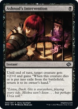 Image for Ashnod's Intervention (85) [The Brothers' War] - Magic: The Gathering