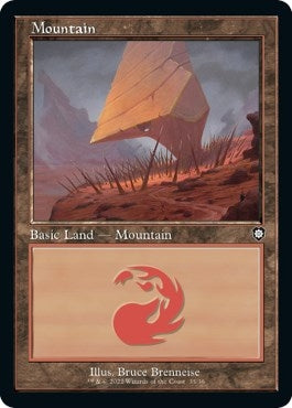 Image for Mountain (35) (Retro Frame) (35) [The Brothers' War] - Magic: The Gathering