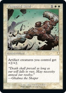 Image for Tempered Steel (Retro Frame) (76) [The Brothers' War] - Magic: The Gathering