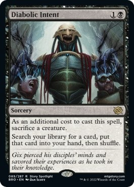 Image for Diabolic Intent (89) [The Brothers' War] - Magic: The Gathering