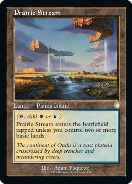 Image for Prairie Stream (Retro Frame) (193) [The Brothers' War] - Magic: The Gathering