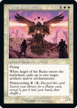 Image for Angel of the Ruins (Retro Frame) (68) [The Brothers' War] - Magic: The Gathering