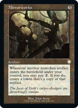 Image for Mirrorworks (Retro Frame) (149) [The Brothers' War] - Magic: The Gathering