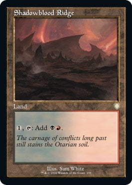 Image for Shadowblood Ridge (Retro Frame) (199) [The Brothers' War] - Magic: The Gathering