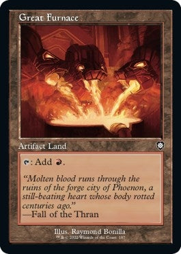 Image for Great Furnace (Retro Frame) (187) [The Brothers' War] - Magic: The Gathering