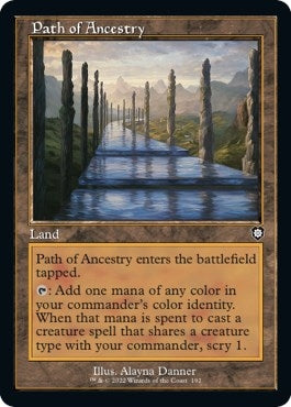 Image for Path of Ancestry (Retro Frame) (192) [The Brothers' War] - Magic: The Gathering