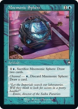 Image for Mnemonic Sphere (Retro Frame) (88) [The Brothers' War] - Magic: The Gathering