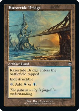 Image for Razortide Bridge (Retro Frame) (195) [The Brothers' War] - Magic: The Gathering