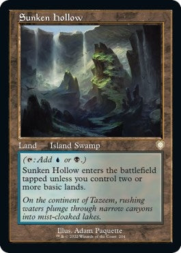 Image for Sunken Hollow (Retro Frame) (204) [The Brothers' War] - Magic: The Gathering