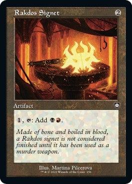 Rakdos Signet (Retro Frame) (156) [Commander: The Brothers' War]
