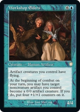Image for Workshop Elders (Retro Frame) (102) [The Brothers' War] - Magic: The Gathering