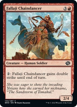 Image for Fallaji Chaindancer (134) [The Brothers' War] - Magic: The Gathering