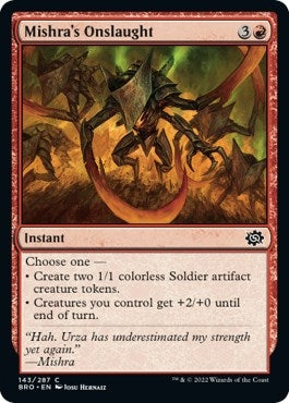 Image for Mishra's Onslaught (143) [The Brothers' War] - Magic: The Gathering