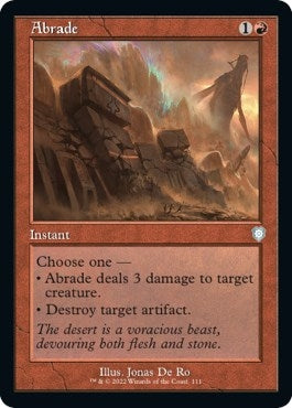 Image for Abrade (Retro Frame) (111) [The Brothers' War] - Magic: The Gathering