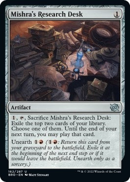 Image for Mishra's Research Desk (162) [The Brothers' War] - Magic: The Gathering