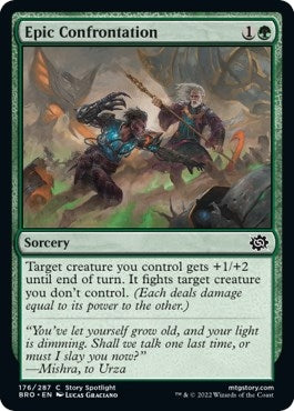 Image for Epic Confrontation (176) [The Brothers' War] - Magic: The Gathering