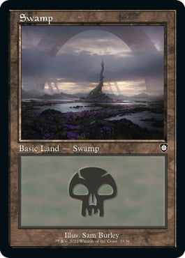 Image for Swamp (33) (Retro Frame) (33) [The Brothers' War] - Magic: The Gathering