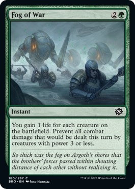 Image for Fog of War (180) [The Brothers' War] - Magic: The Gathering