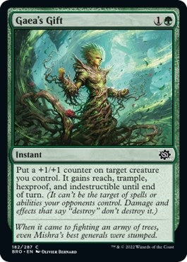 Image for Gaea's Gift (182) [The Brothers' War] - Magic: The Gathering
