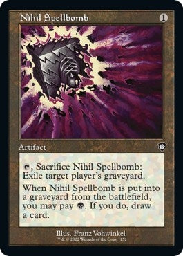 Image for Nihil Spellbomb (Retro Frame) (152) [The Brothers' War] - Magic: The Gathering