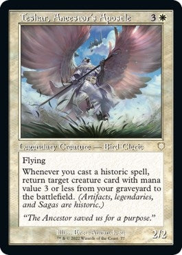 Image for Teshar, Ancestor's Apostle (Retro Frame) (77) [The Brothers' War] - Magic: The Gathering