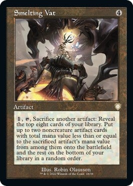 Image for Smelting Vat (Retro Frame) (18) [The Brothers' War] - Magic: The Gathering