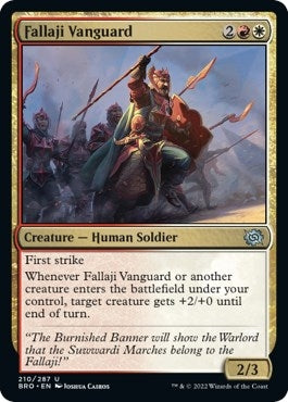 Image for Fallaji Vanguard (210) [The Brothers' War] - Magic: The Gathering