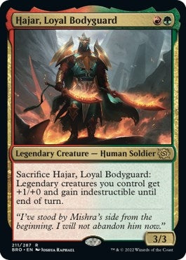 Image for Hajar, Loyal Bodyguard (211) [The Brothers' War] - Magic: The Gathering