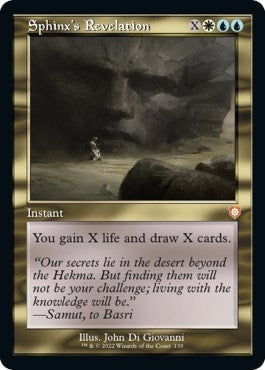 Image for Sphinx's Revelation (Retro Frame) (130) [The Brothers' War] - Magic: The Gathering