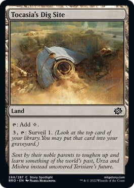 Image for Tocasia's Dig Site (266) [The Brothers' War] - Magic: The Gathering