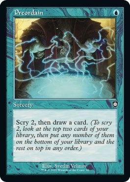 Image for Preordain (Retro Frame) (92) [The Brothers' War] - Magic: The Gathering