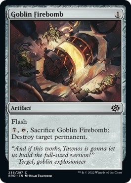 Image for Goblin Firebomb (235) [The Brothers' War] - Magic: The Gathering