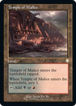 Image for Temple of Malice (Retro Frame) (208) [The Brothers' War] - Magic: The Gathering