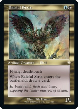 Image for Baleful Strix (Retro Frame) (120) [The Brothers' War] - Magic: The Gathering