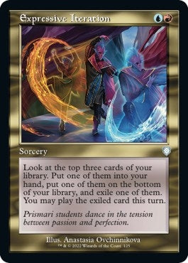 Image for Expressive Iteration (Retro Frame) (125) [The Brothers' War] - Magic: The Gathering