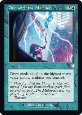 Image for One with the Machine (Retro Frame) (90) [The Brothers' War] - Magic: The Gathering