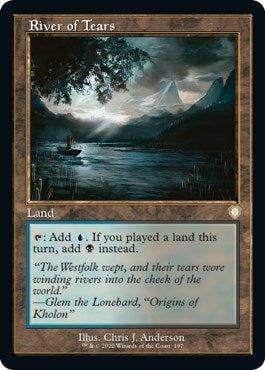 Image for River of Tears (Retro Frame) (197) [The Brothers' War] - Magic: The Gathering