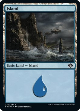 Image for Island (270) (270) [The Brothers' War] - Magic: The Gathering