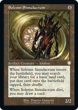 Image for Solemn Simulacrum (Retro Frame) (161) [The Brothers' War] - Magic: The Gathering