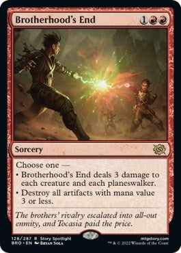 Image for Brotherhood's End (128) [The Brothers' War] - Magic: The Gathering