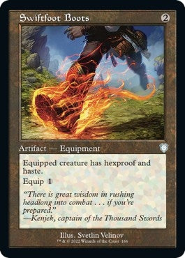 Image for Swiftfoot Boots (Retro Frame) (166) [The Brothers' War] - Magic: The Gathering