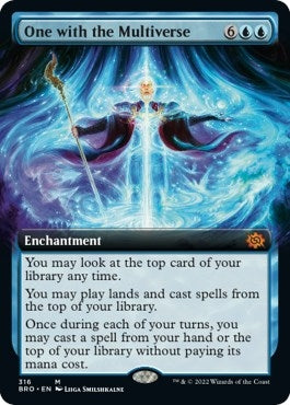 Image for One with the Multiverse (Extended Art) (316) [The Brothers' War] - Magic: The Gathering
